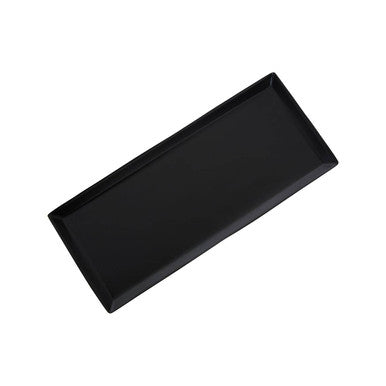 Orsina Allegra Black Stainless Steel Vanity Tray – Modern Organizer