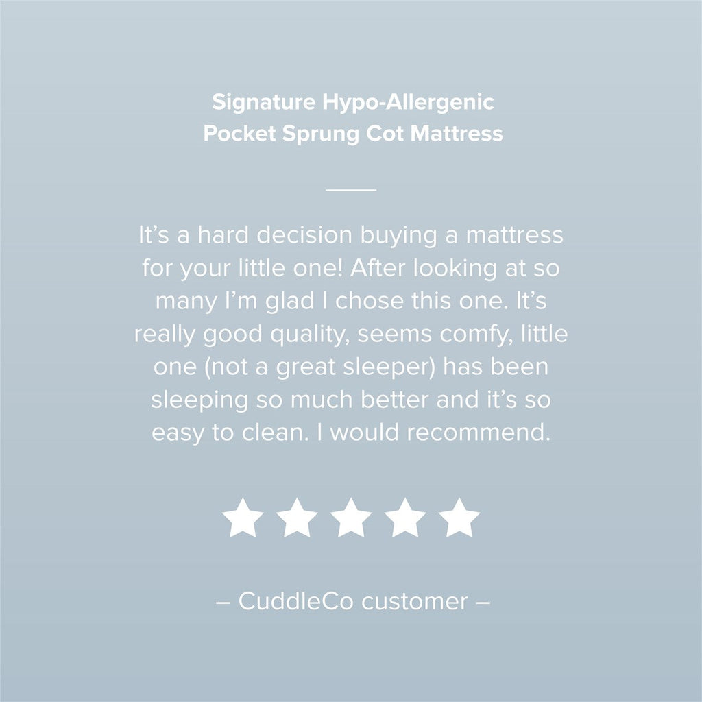 CuddleCo Signature Hypo-Allergenic Bamboo Pocket Sprung Mattress