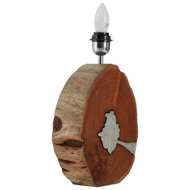 Orsina Almora Acacia Wood Table Lamp – Modern Rustic Bedside Lighting