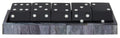 Orsina Grey Bone Dice Set with Black Dice – Modern Tabletop Decor