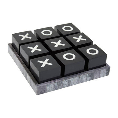 Orsina Churchill Noughts and Crosses – Monochrome Bone Tic-Tac-Toe