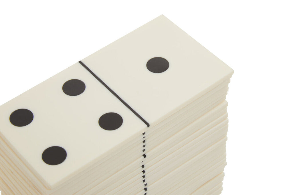 Orsina White and Gold Domino Set – Luxury Coffee Table Board Game