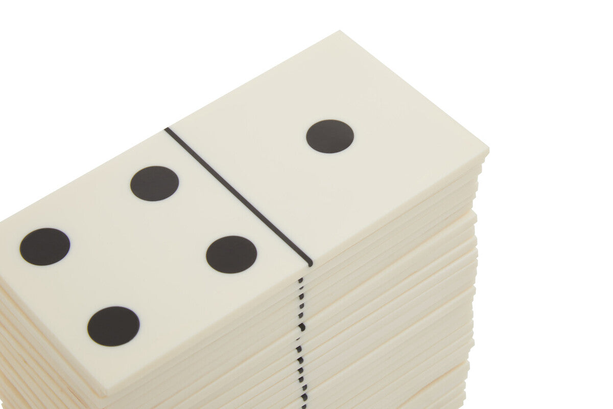 Orsina White and Gold Domino Set – Luxury Coffee Table Board Game