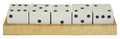Orsina Churchill Games Gold Dice Set with 5 White Dice - Luxury Decor