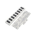 Orsina Churchill Domino Box – Modern White and Black Resin Storage