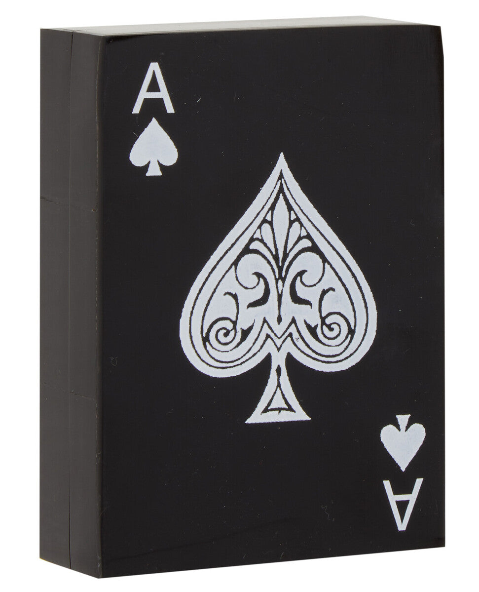 Orsina Churchill Games Black and White Card Box with Playing Cards