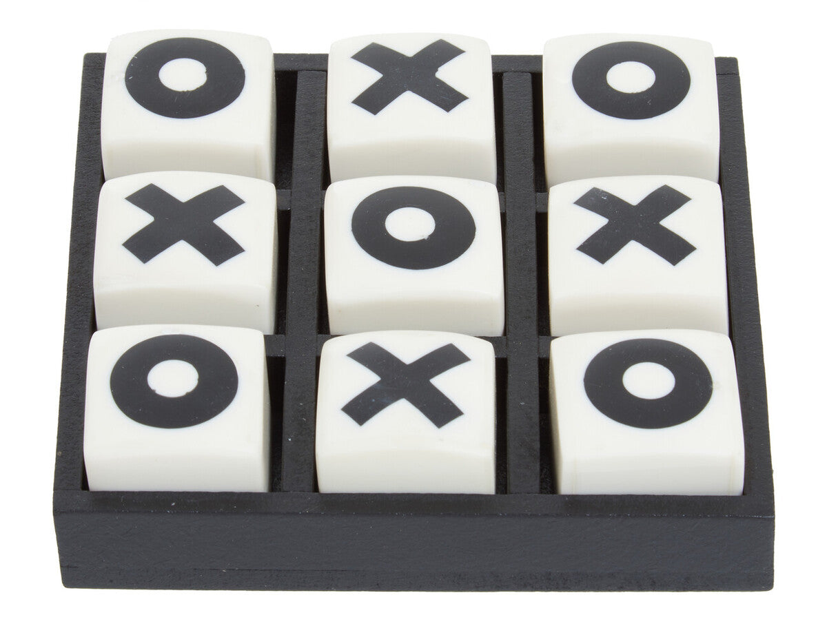 Orsina Noughts and Crosses – Extra Small Black and White Tic-Tac-Toe