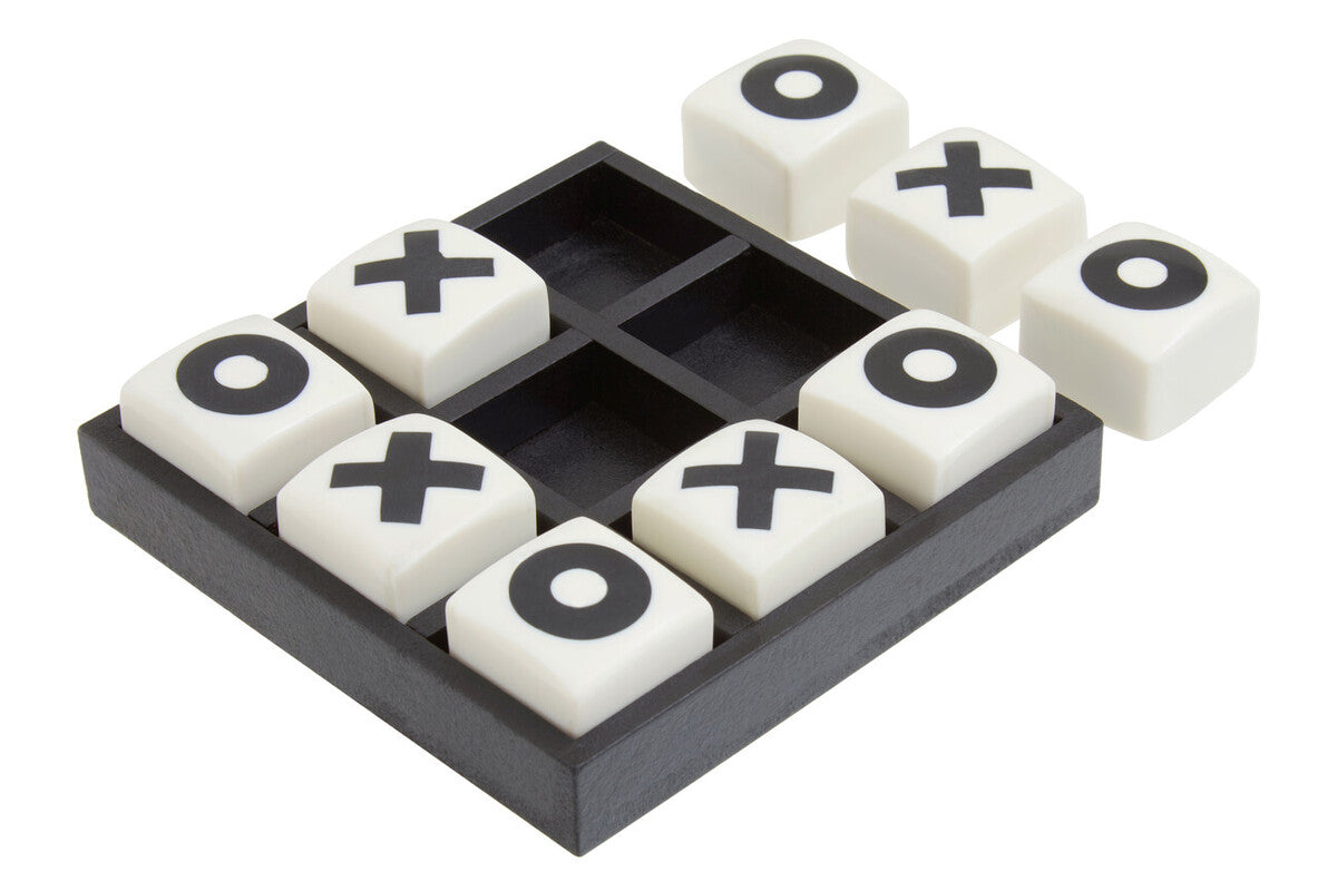 Orsina Noughts and Crosses – Extra Small Black and White Tic-Tac-Toe