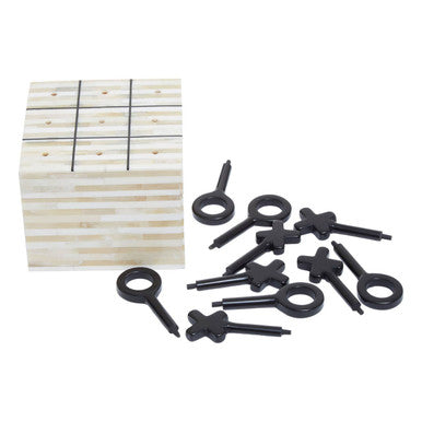 Orsina Churchill Bone Noughts & Crosses – Luxury Tic-Tac-Toe Decor