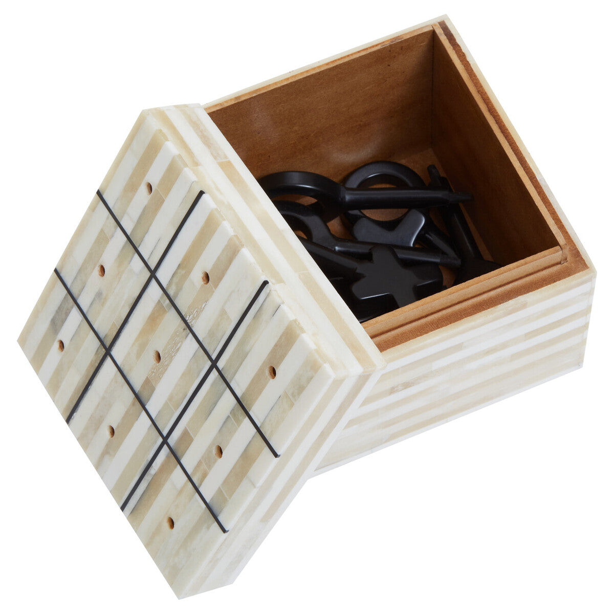 Orsina Churchill Bone Noughts & Crosses – Luxury Tic-Tac-Toe Decor