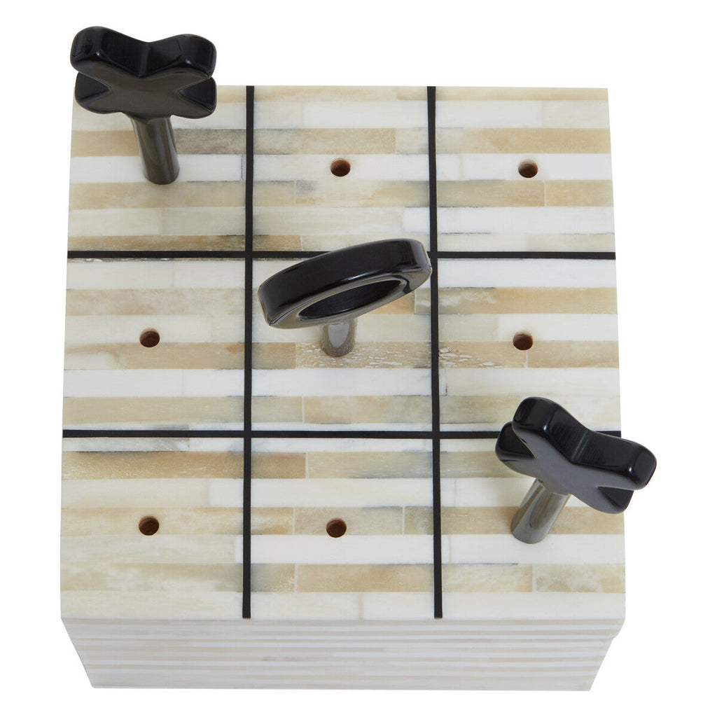 Orsina Churchill Bone Noughts & Crosses – Luxury Tic-Tac-Toe Decor