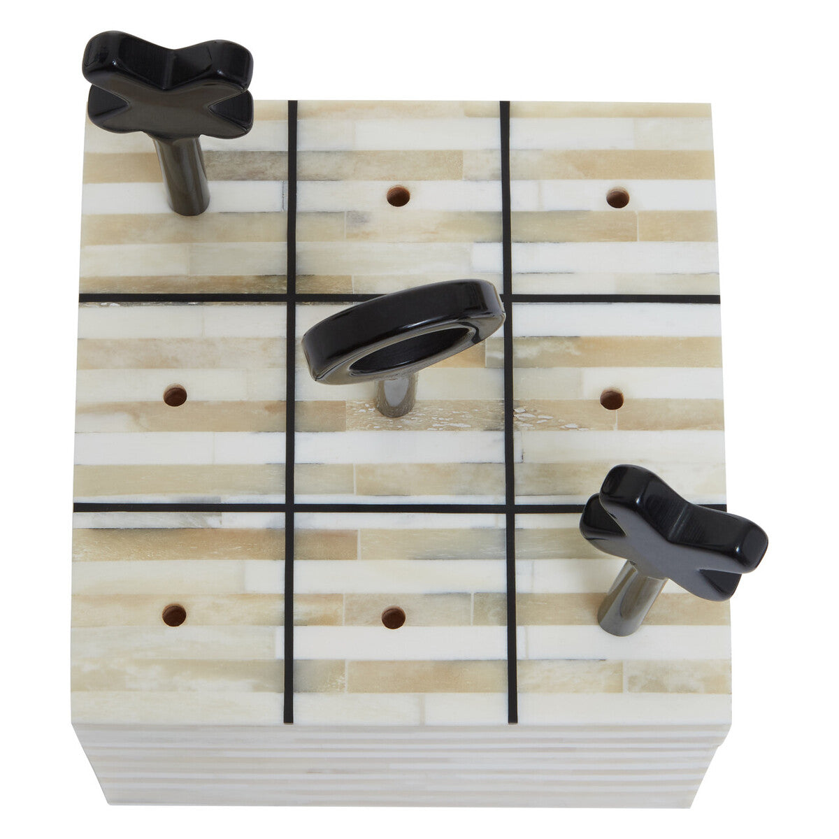 Orsina Churchill Bone Noughts & Crosses – Luxury Tic-Tac-Toe Decor