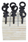 Orsina Churchill Bone Noughts & Crosses – Luxury Tic-Tac-Toe Decor