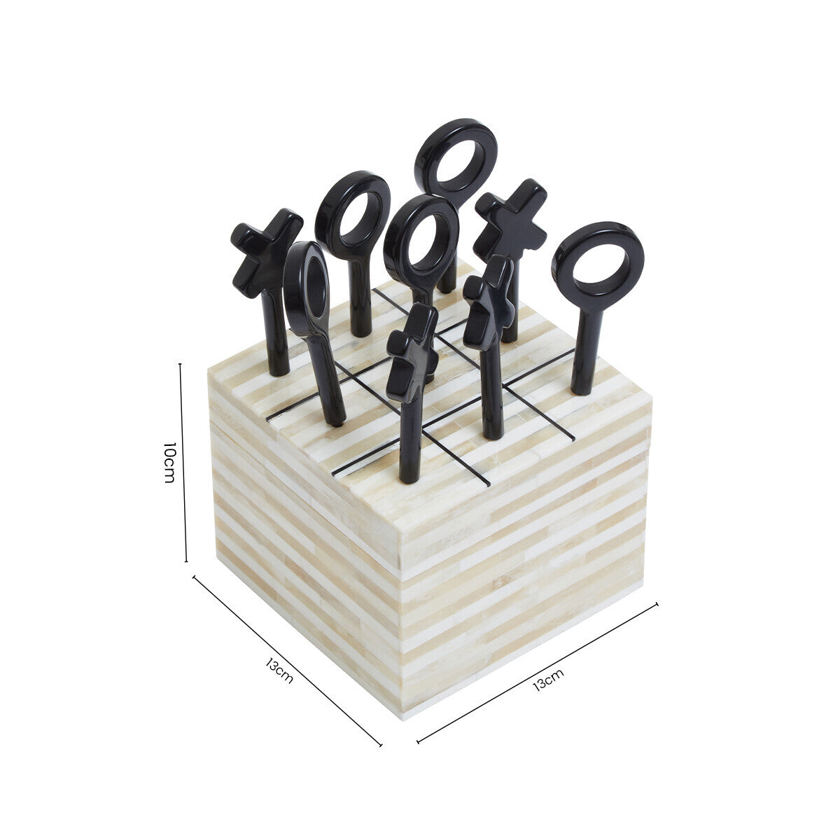Orsina Churchill Bone Noughts & Crosses – Luxury Tic-Tac-Toe Decor
