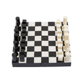Orsina Foldable Travel Chess Set – Small Black and White Portable Board