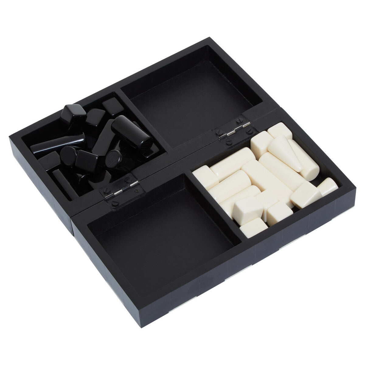 Orsina Foldable Travel Chess Set – Small Black and White Portable Board