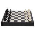 Orsina Black and White Chess Set – Modern Resin and Wood Board Game