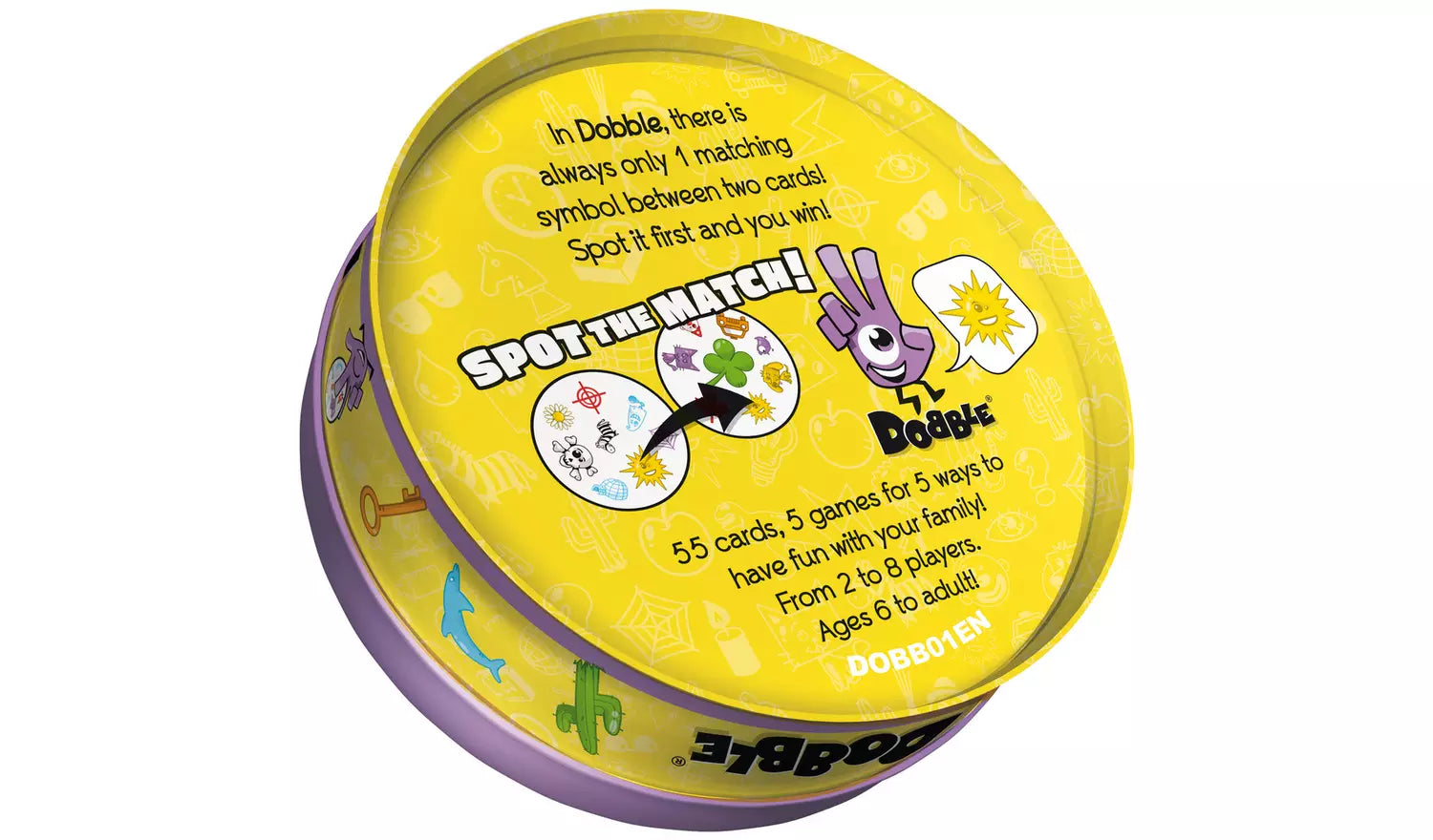 Snaps Dobble Classic Card Game – Fast-Paced Family Observation Game