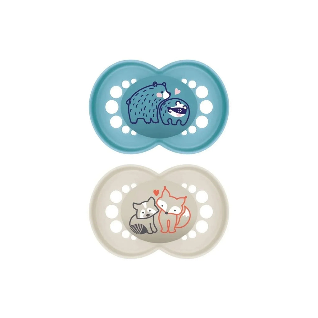 MAM Original Soother 6-18 months Pack of 2 - Blue
