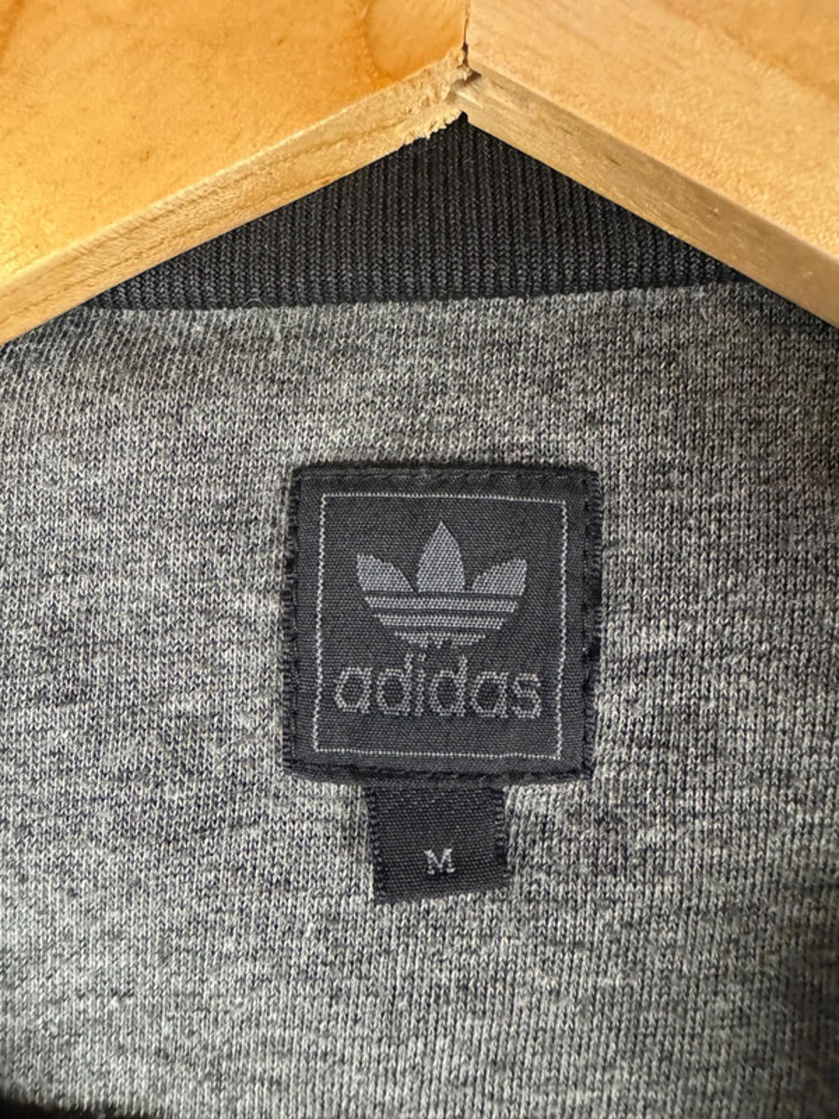Vintage Adidas Originals tracksuit top / jacket , Black and Gold , Men’s Medium