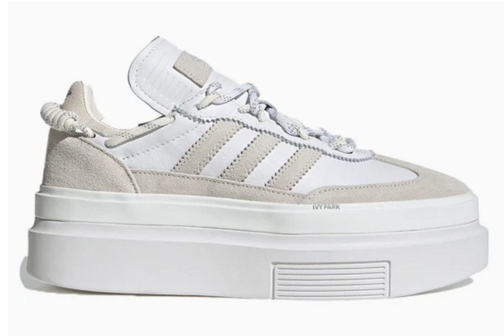 Adidas Ivy Park Super Sleek 72 Icy Park White Leather Platform Trainers