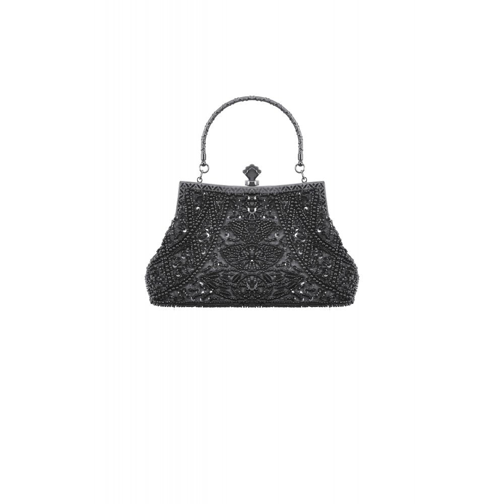 Dark In Love Celestine Gilded Evening Bag – Beaded Gothic Vintage Style