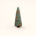 LuLuFun Studio Spiky Christmas Tree Plush Charm – Green Mini Desk Decor