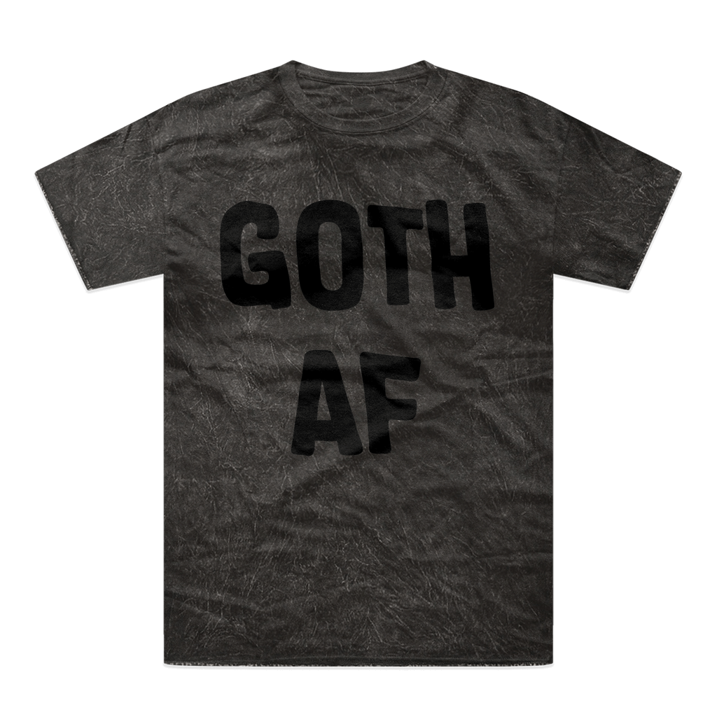 Gothic Attitude Goth AF Tie-Dye T-Shirt | 100% Cotton Unisex Tee