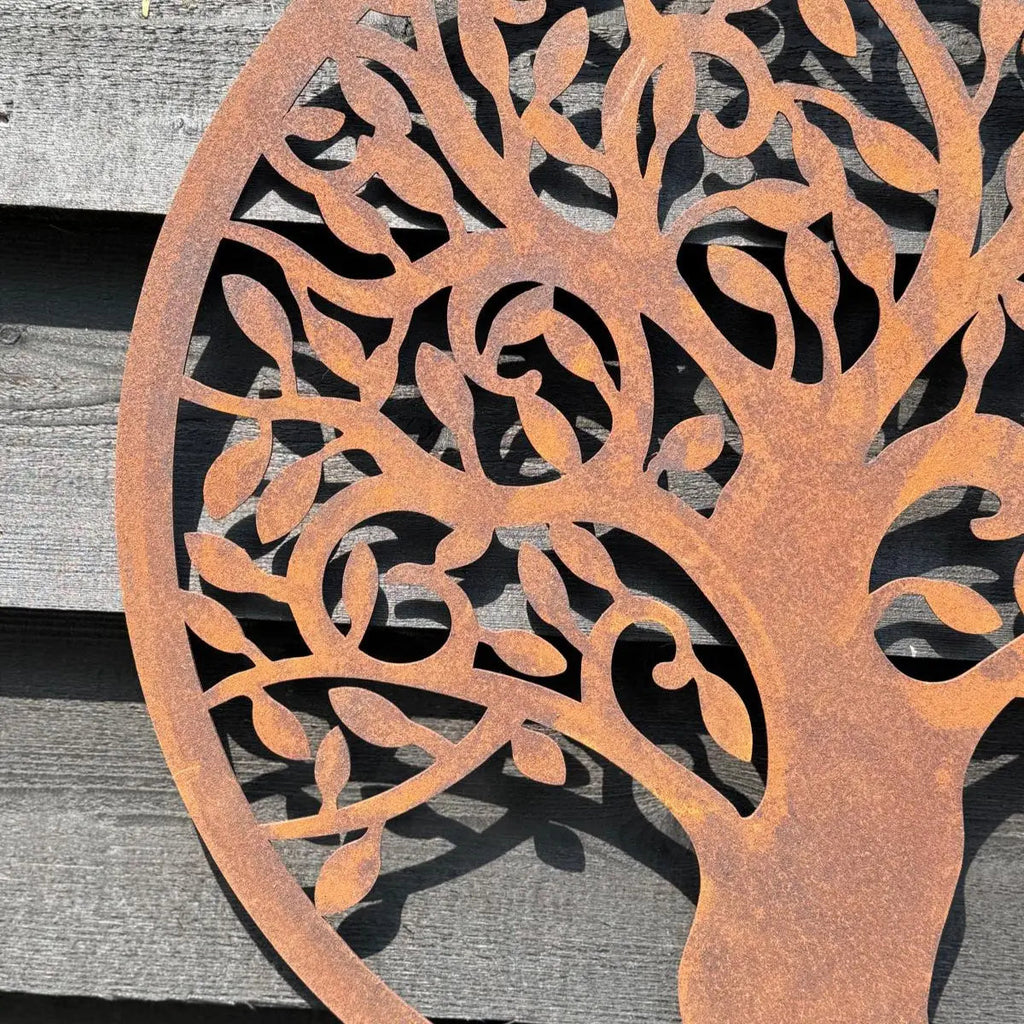 Rustic Warehouse Norfolk Tree of Life Metal Garden Wall Art – 55cm