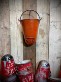 Vintage Galvanised Hanging Fire Bucket Planter | Rustic Warehouse Norfolk