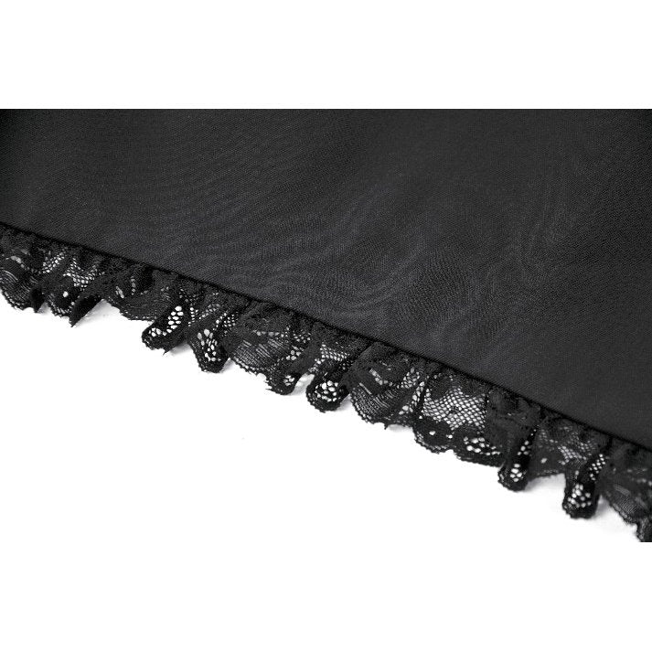 Dark in Love Erzsébet Gothic Lace Cape Shrug – Black Victorian Capelet