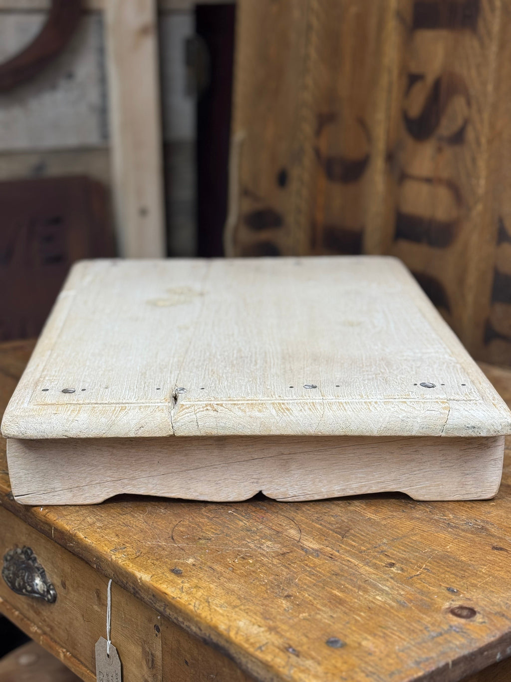 Rustic Warehouse Norfolk Vintage Indian Pata Board – Wooden Serving Platter
