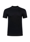 Forbes Luxury Menswear – Slim Fit Black Cotton T-Shirt for Men