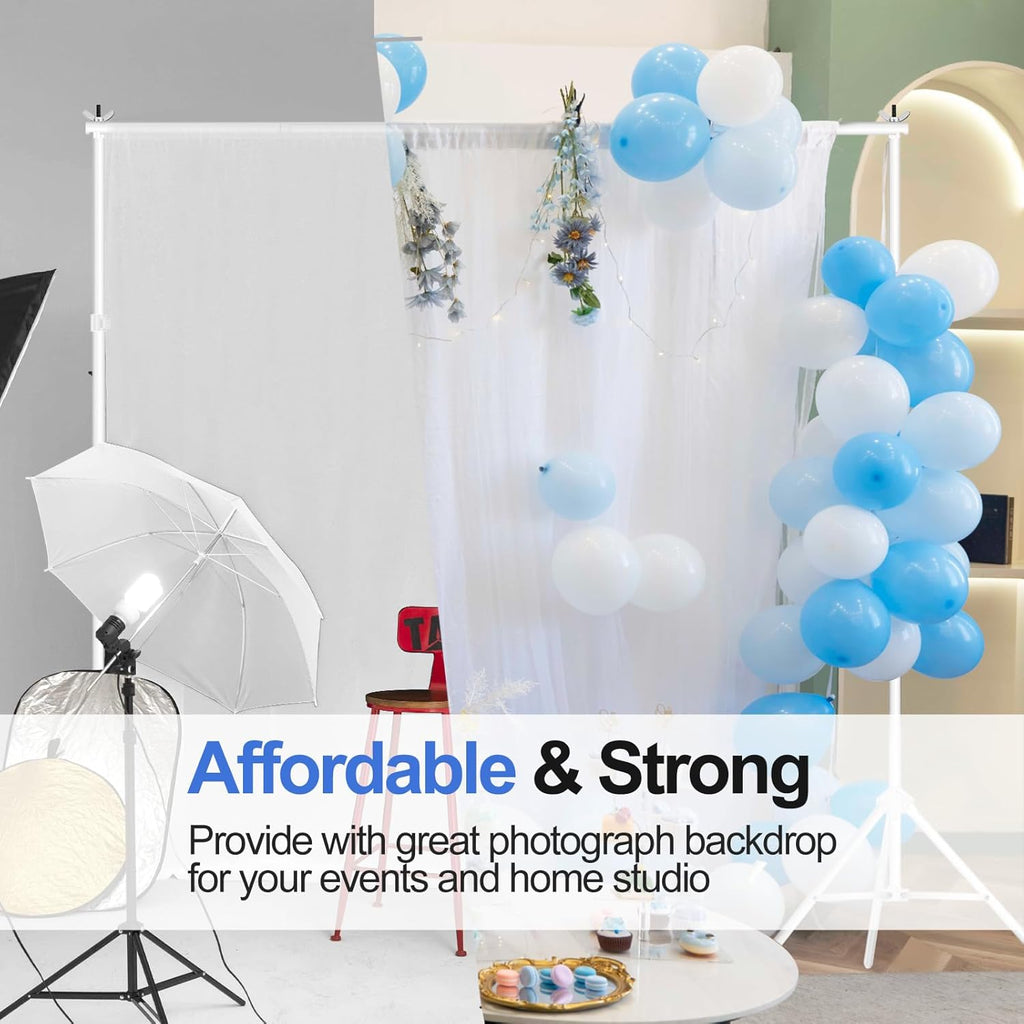 EMART 2x3m Backdrop Stand Kit – Adjustable Photo Support with Bag