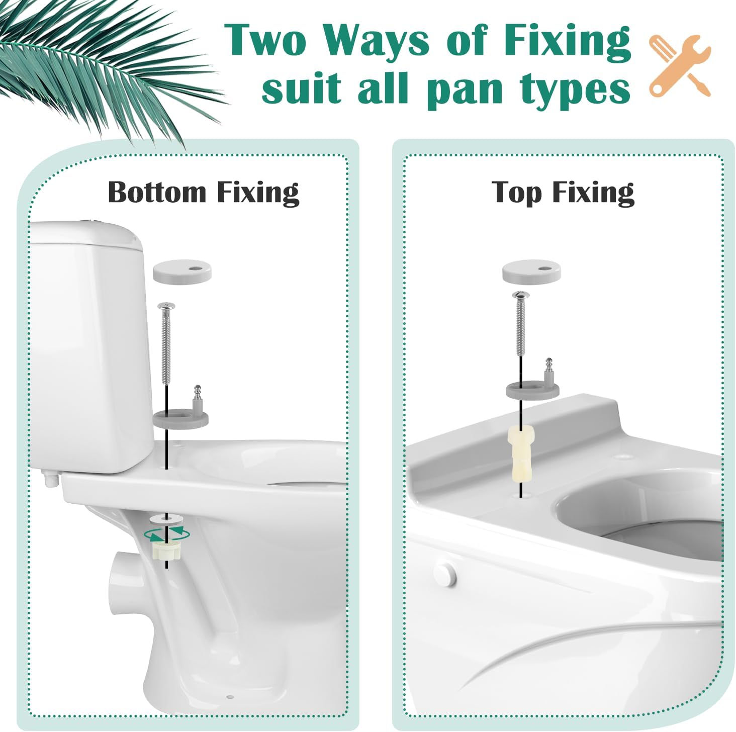 STOREMIC D-Shape Toilet Seat | Soft Close White PP Quick Release