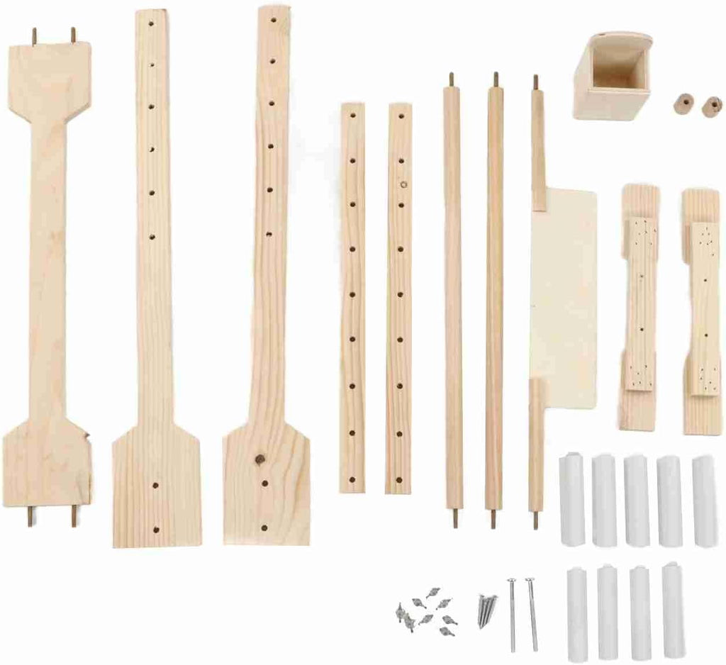 Massive Discounts Pine Wood Cross Stitch Floor Stand – 5 Heights