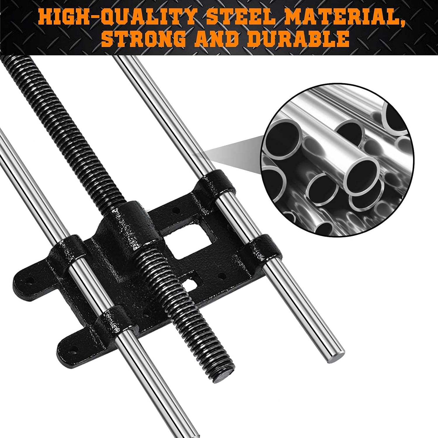 Massive Discounts 10.5" Steel Woodworking Vise – Heavy Duty Bench Clamp