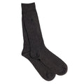 Swole Panda Charcoal Grey Bamboo Socks – Ribbed Breathable Footwear