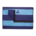 Swole Panda Sky Blue Stripe Bamboo Scarf – Breathable & Sustainable
