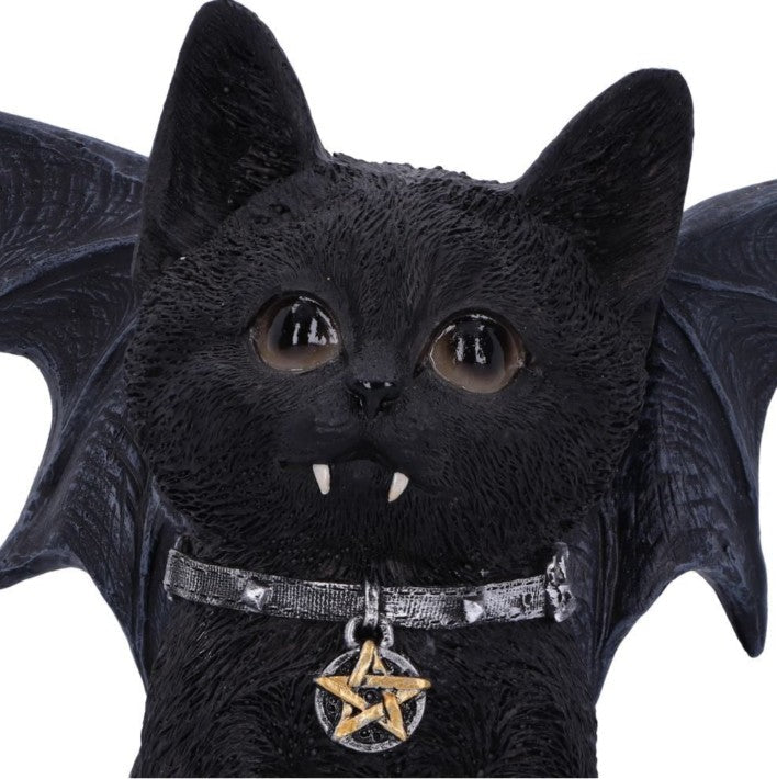 Nemesis Now Vampuss Black Bat Cat Figurine – Gothic Polyresin 16cm