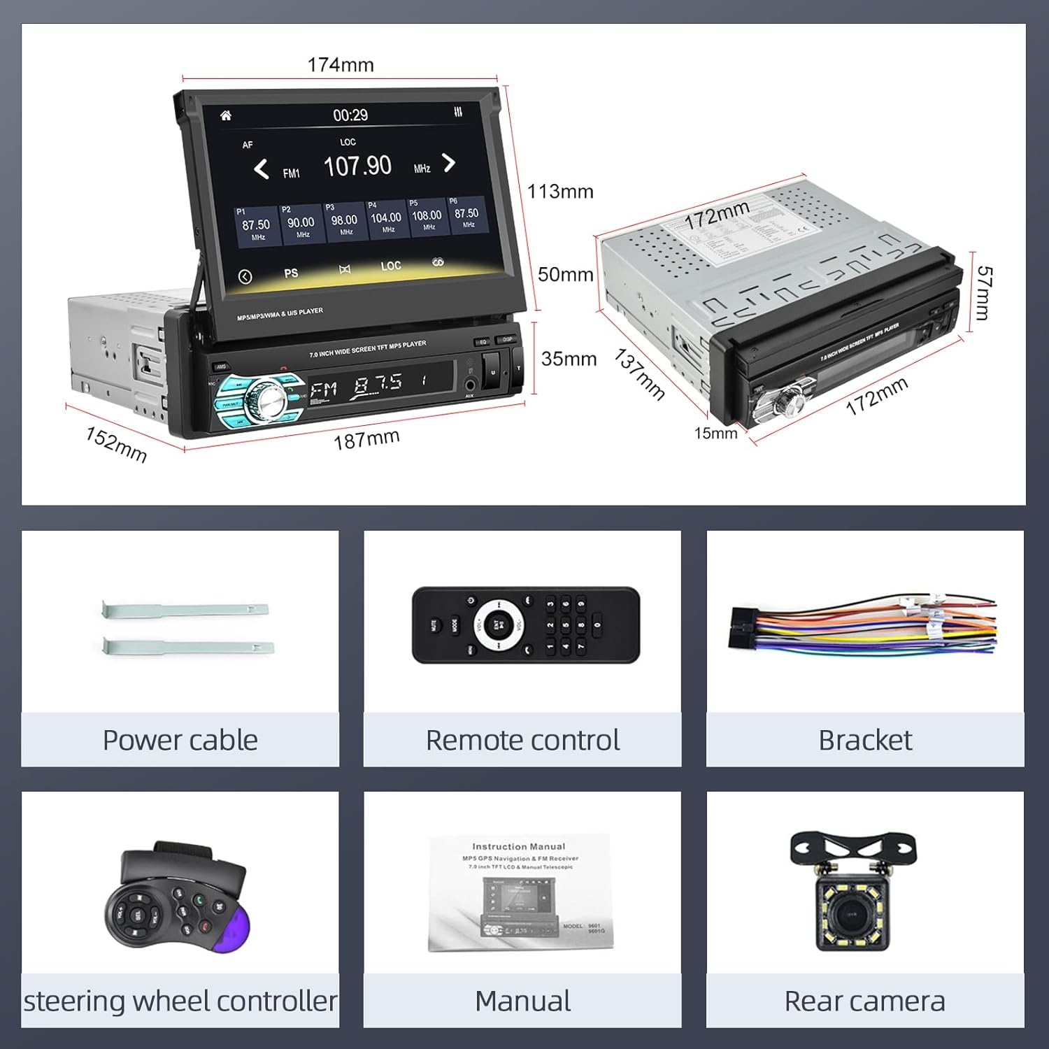 Massive Discounts 7" Single Din Car Stereo | CarPlay & Android Auto