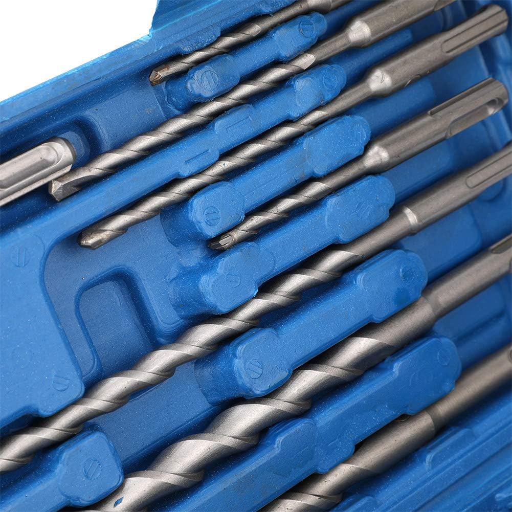 Massive Discounts SDS Masonry Drill Bit Set - 20pcs Carbide Tipped Steel
