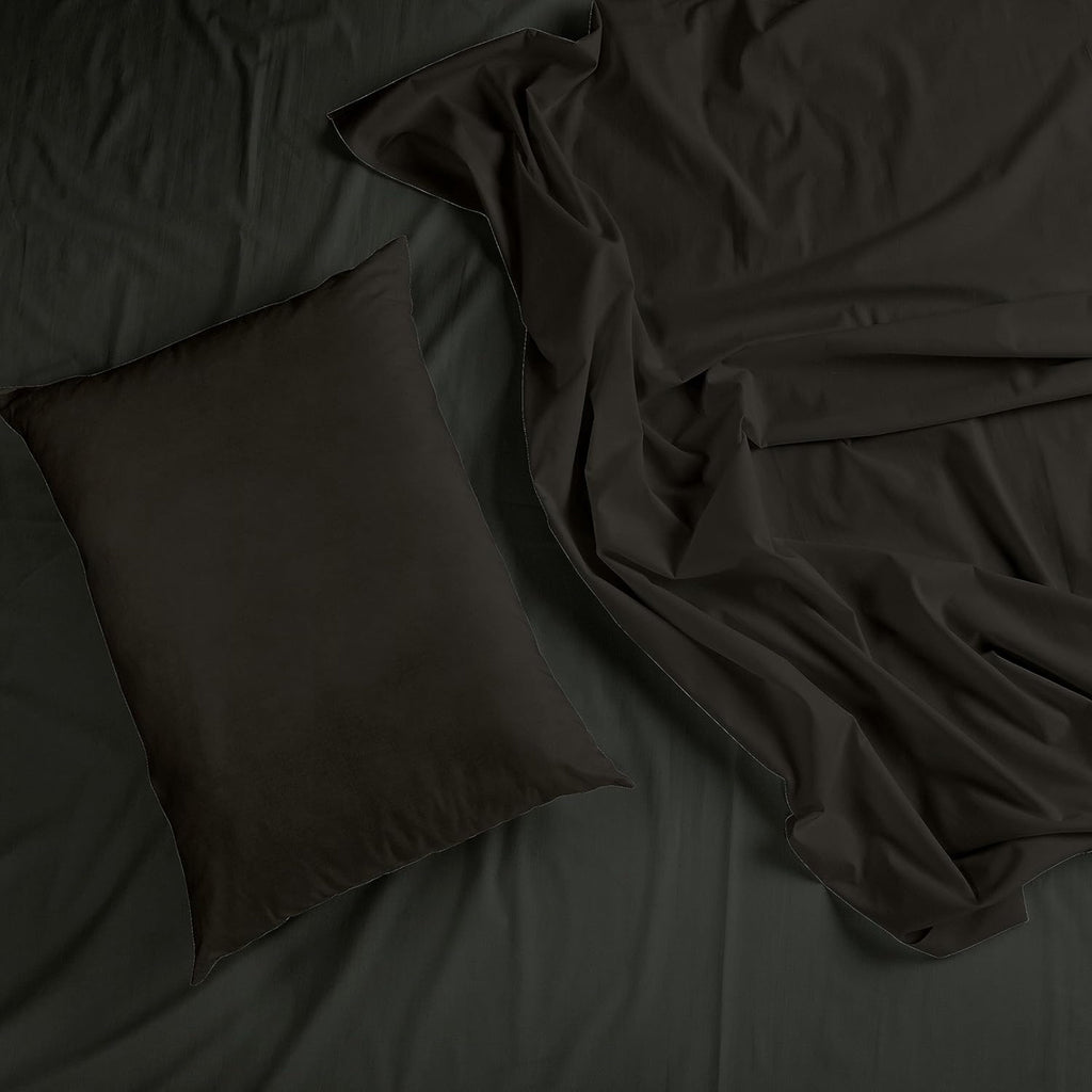 OLIVIA ROCCO Fitted Sheets – Super Soft Easy Care Plain Dye Bed Linen
