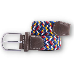 Swole Panda Rainbow Zigzag Woven Belt | Recycled Elasticated Unisex