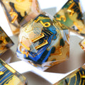 Whispering Glade | Sharp Edge Dice | Resin | 7 Piece Set