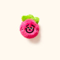 Strawberry Plush Charm – LuLuFun Studio Polar Fleece Mini Toy