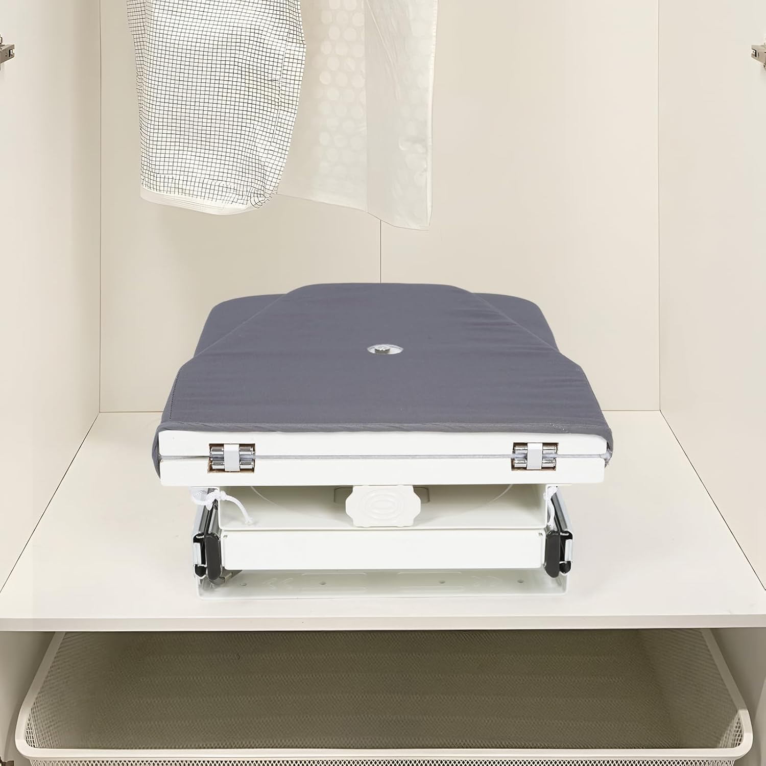 Nisorpa Folding Ironing Board | 180° Swivel Pull Out Space Saving