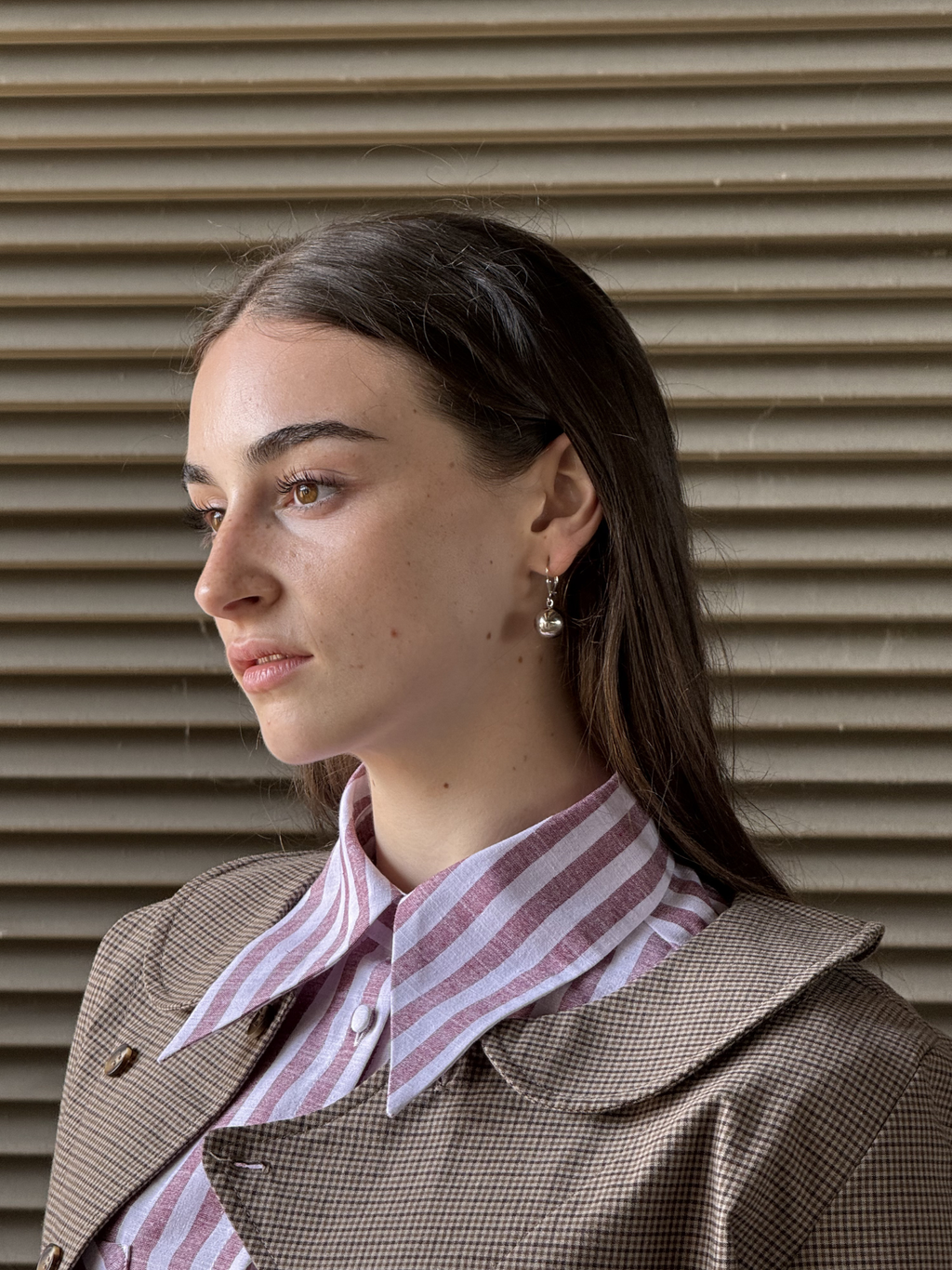 No More Nobody Recycled Sterling Silver Sculptural Drop Earrings