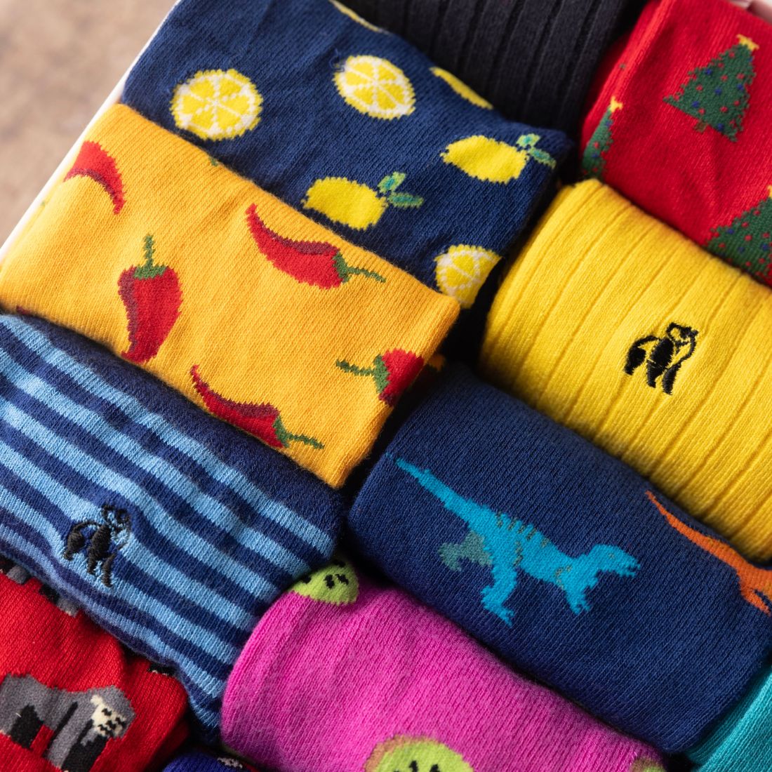 Swole Panda Bamboo Socks Gift Box – 15 Pair Luxury Breathable Set