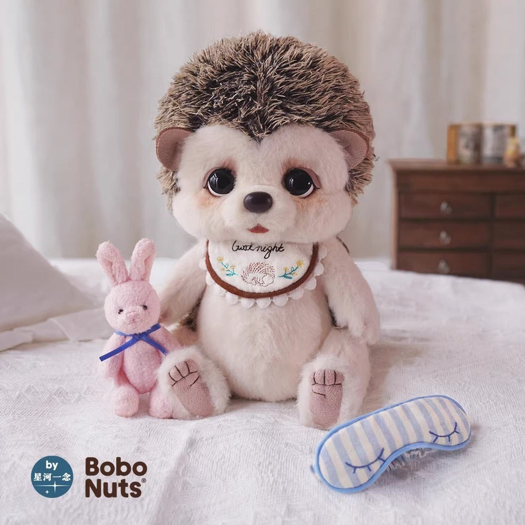 LuLuFun Studio Motty Hedgehog Plush Toy – Handmade Soft Boucle Stuffed Animal